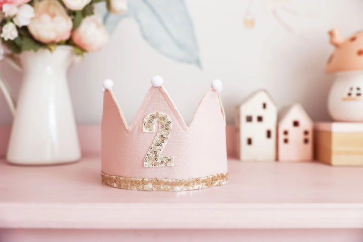 Alimrose 2nd Birthday Crown - Pink