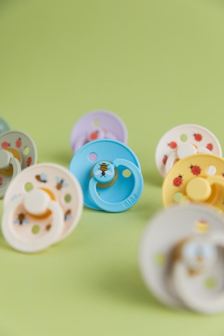 BIBS Size 3 Urban Garden Latex Round Dummies Twin Packs