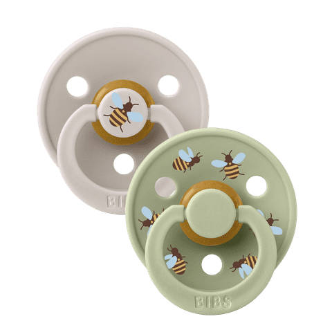 BIBS Size 3 Urban Garden Latex Round Dummies Twin Packs