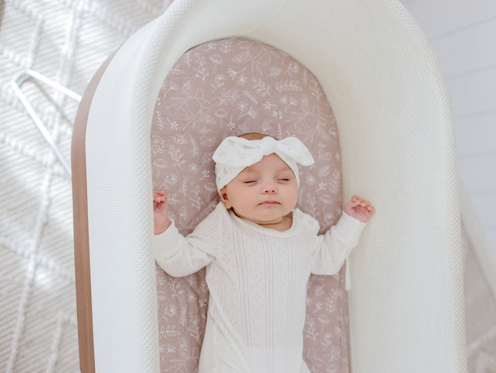 Bambella Waterproof Moses Bassinet Sheet | Bee Kind