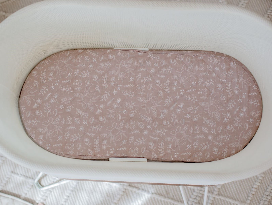Bambella Waterproof Moses Bassinet Sheet | Bee Kind