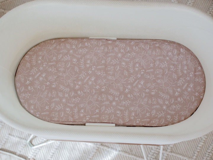 Bambella Waterproof Moses Bassinet Sheet | Bee Kind