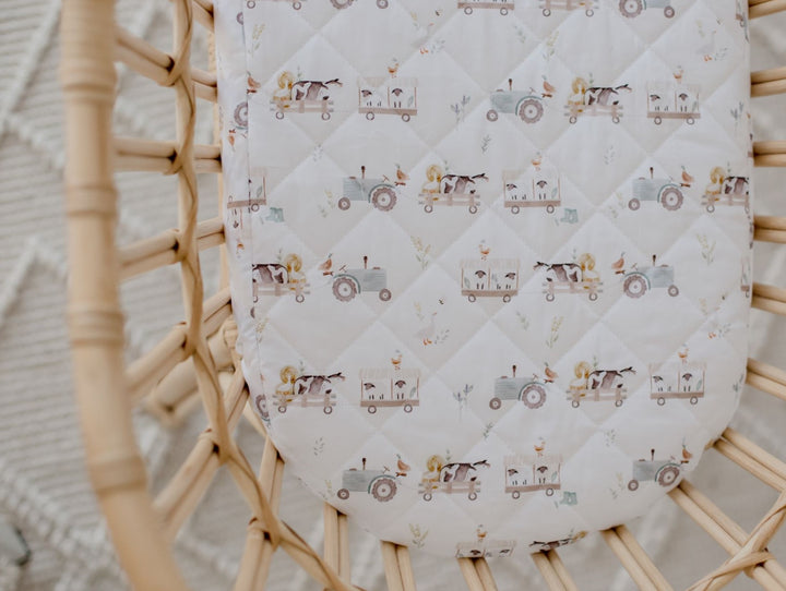 Bambella Waterproof Moses Bassinet Sheet | Oakwood Farm