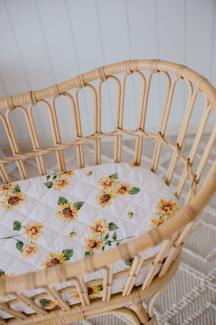 Bambella Waterproof Moses Bassinet Sheet | Sunny Days