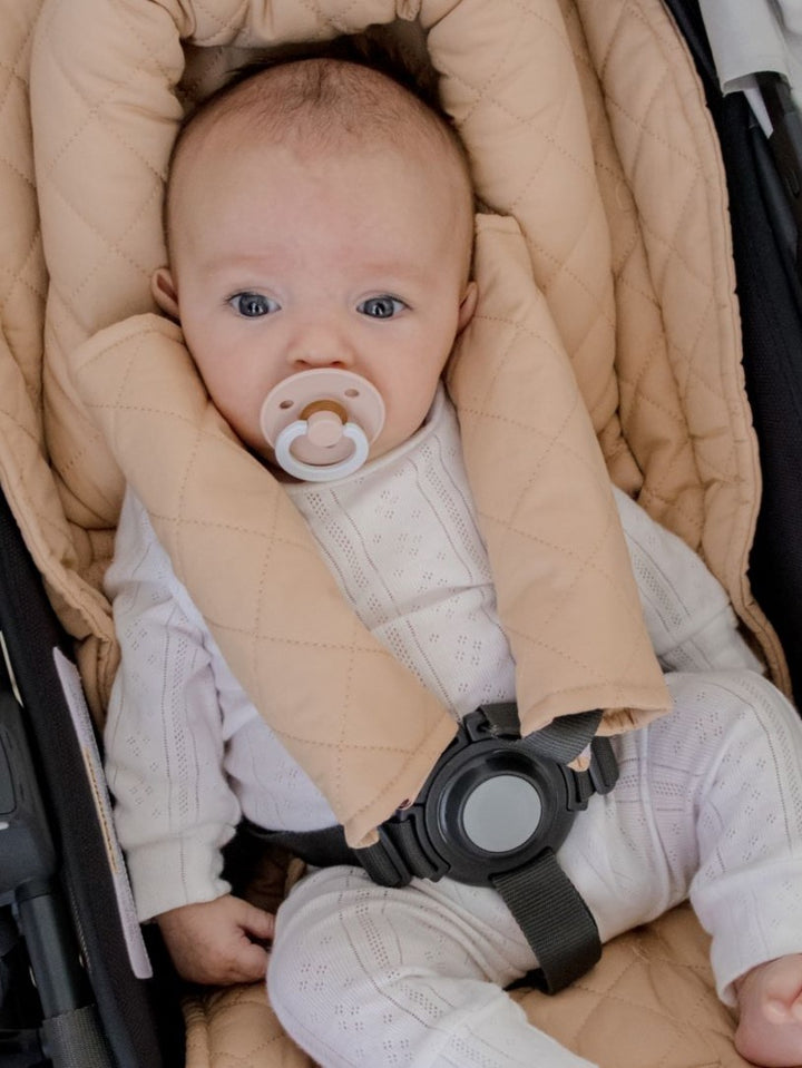 Bambella Designs Quilted Harness Covers | Nude