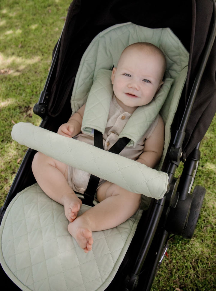 Bambella Designs Universal Quilted Pram Liner | Fern