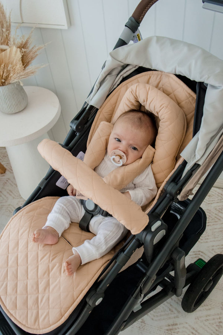 Bambella Designs Universal Quilted Pram Liner | Nude