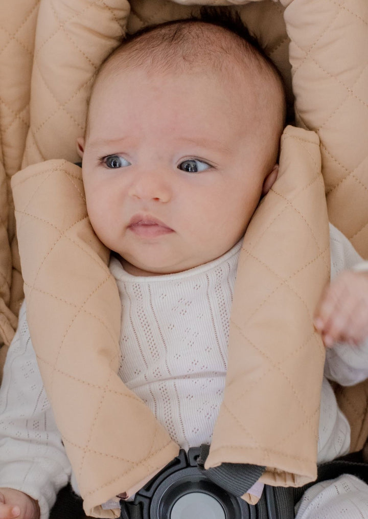 Bambella Designs Quilted Harness Covers | Nude