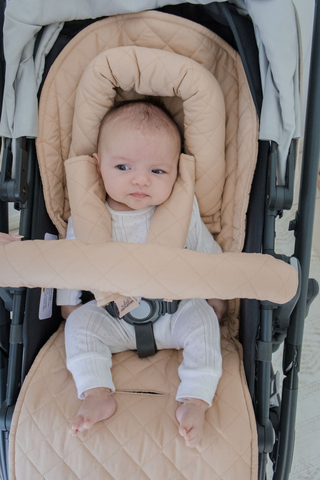 Bambella Designs Pram Bar Cover | Nude