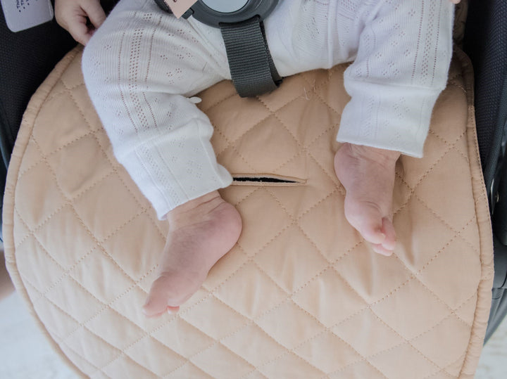 Bambella Designs Universal Quilted Pram Liner | Nude