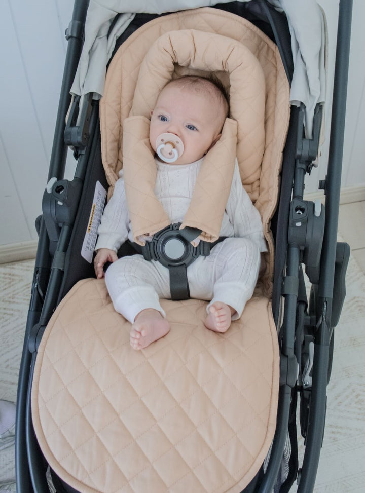 Bambella Designs Universal Quilted Pram Liner | Nude