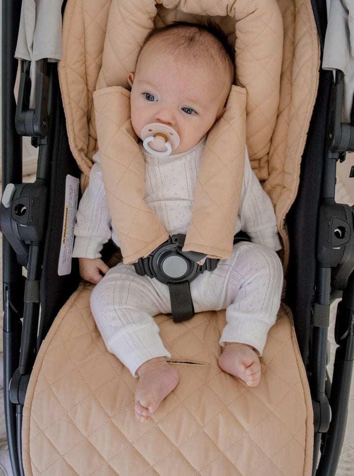 Bambella Designs Universal Quilted Pram Liner | Nude