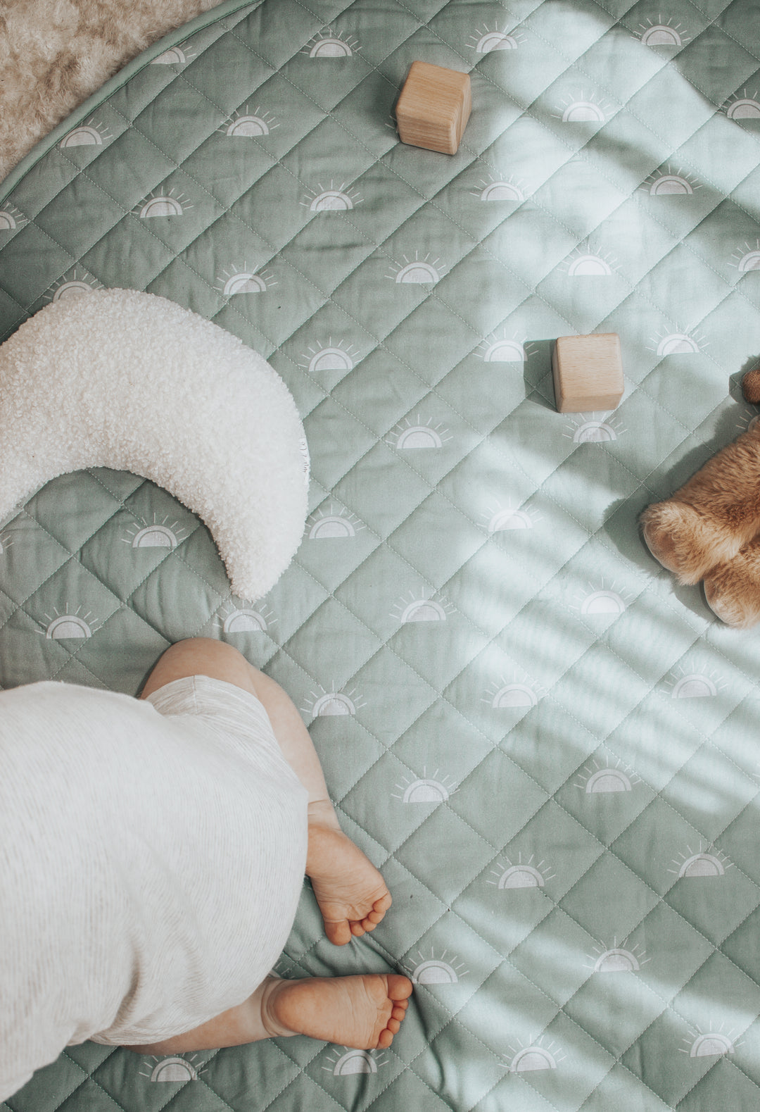 Bambella Padded Waterproof Play Mat | Sage Sunshine