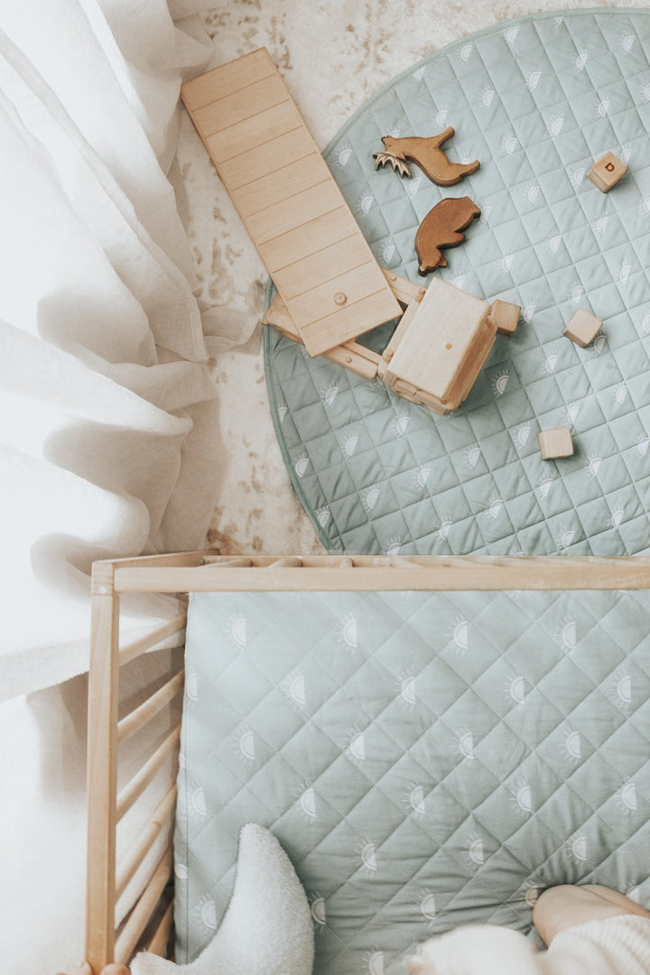 Bambella Padded Waterproof Play Mat | Sage Sunshine