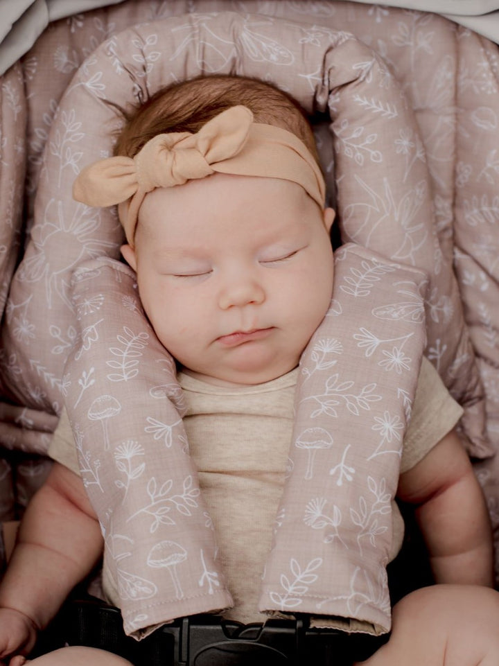 Bambella Designs Quilted Infant Head Support | Lavender Haze