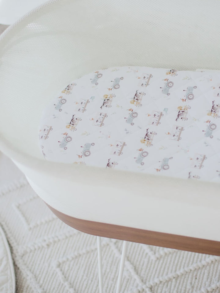 Bambella Waterproof Moses Bassinet Sheet | Oakwood Farm