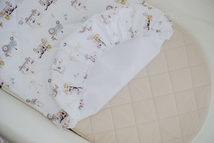Bambella Waterproof Moses Bassinet Sheet | Oakwood Farm