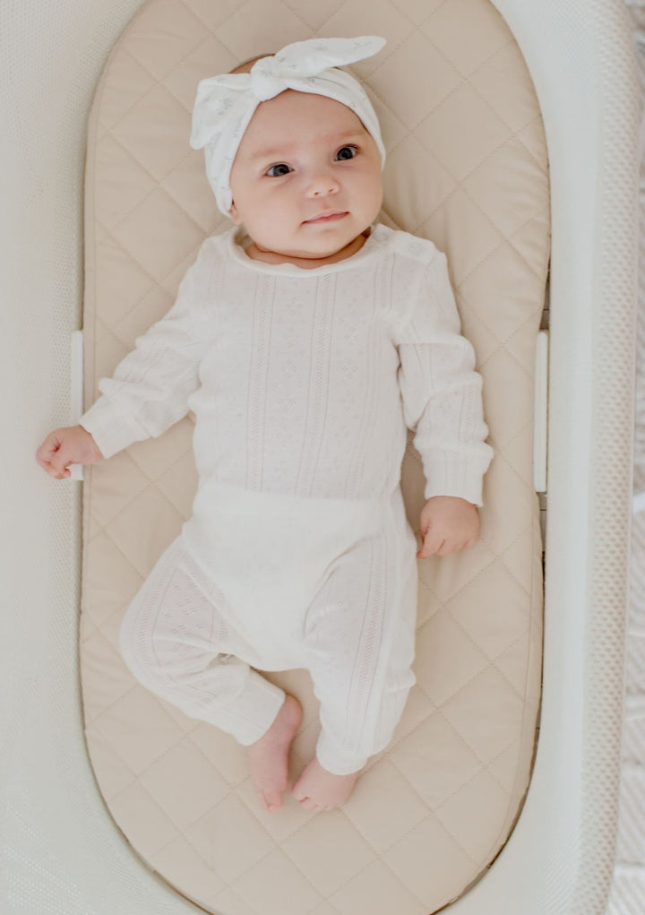 Bambella Waterproof Moses Bassinet Sheet | Oat