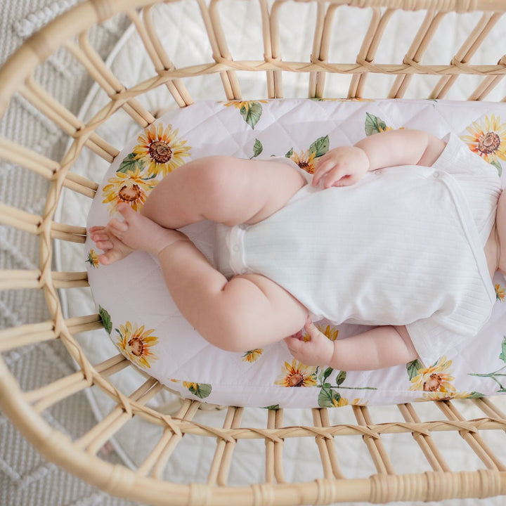 Bambella Waterproof Moses Bassinet Sheet | Sunny Days