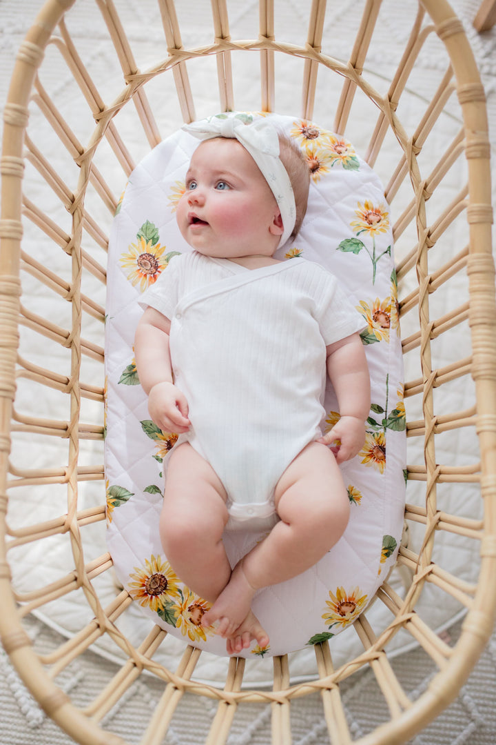 Bambella Waterproof Moses Bassinet Sheet | Sunny Days