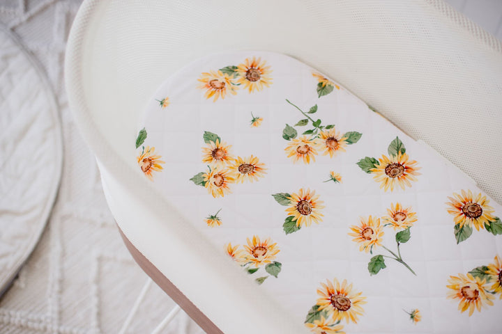 Bambella Waterproof Moses Bassinet Sheet | Sunny Days