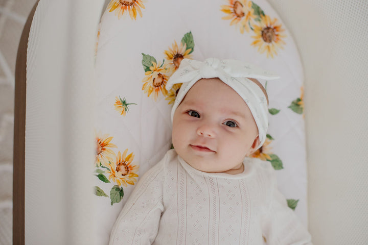 Bambella Waterproof Moses Bassinet Sheet | Sunny Days