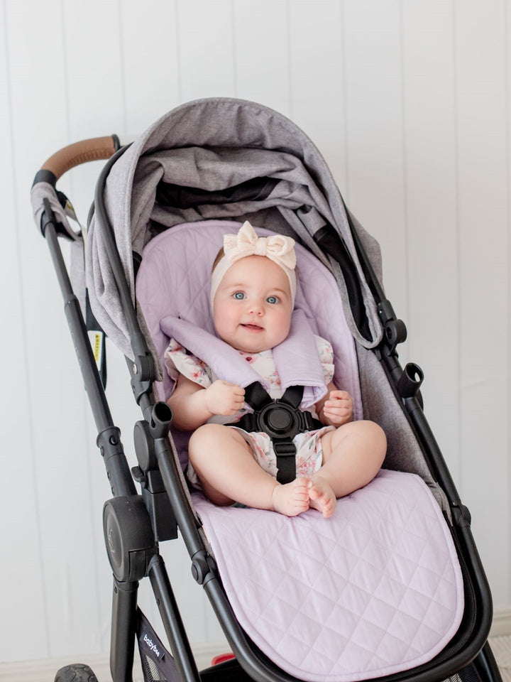 Bambella Designs Universal Quilted Pram Liner | Lavender Haze