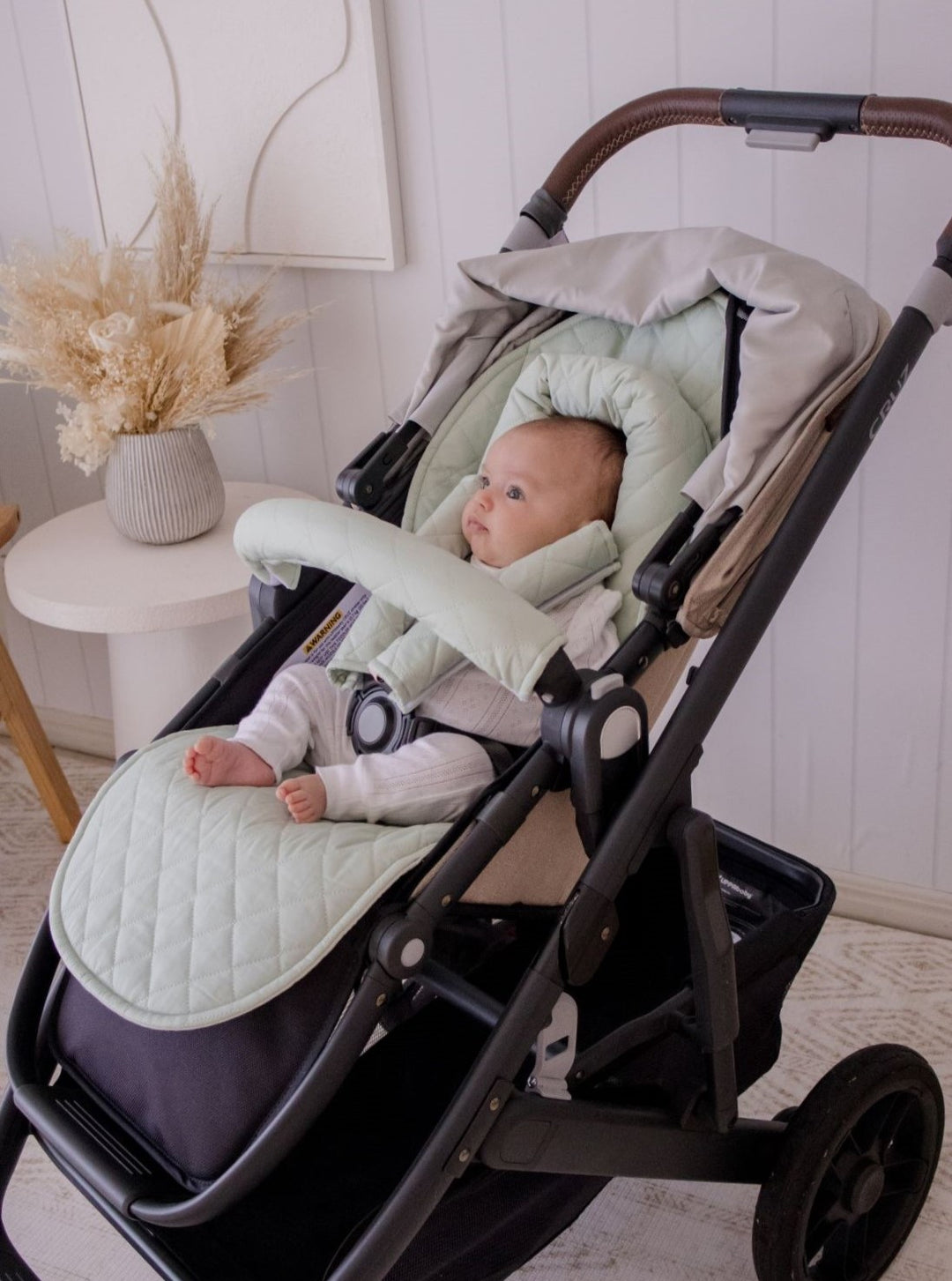 Bambella Designs Universal Quilted Pram Liner | Fern