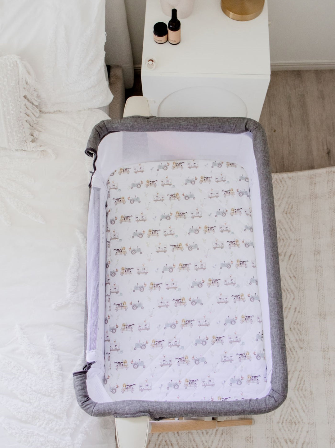 Bambella Co-Sleeper Fitted Waterproof Sheet | Oakwood Farm