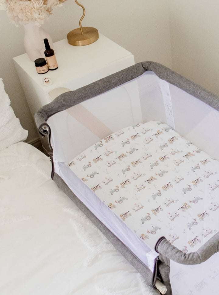 Bambella Co-Sleeper Fitted Waterproof Sheet | Oakwood Farm
