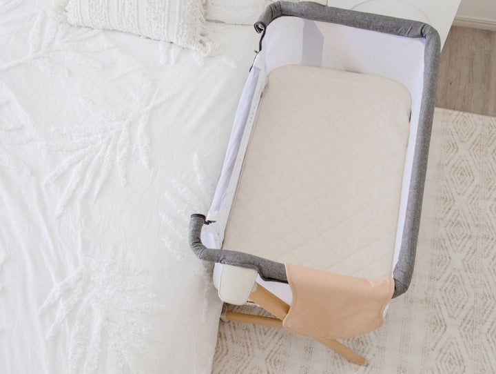 Bambella Co-Sleeper Fitted Waterproof Sheet | Oat