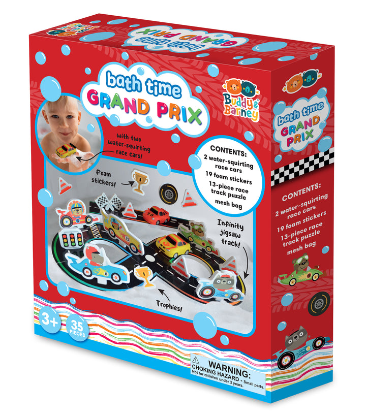 Bath Time Grand Prix Racing Car Play Set