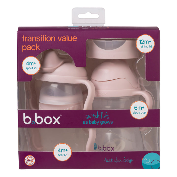 bbox 4-in-1 Drink Transition Value Pack 240ml - Blush