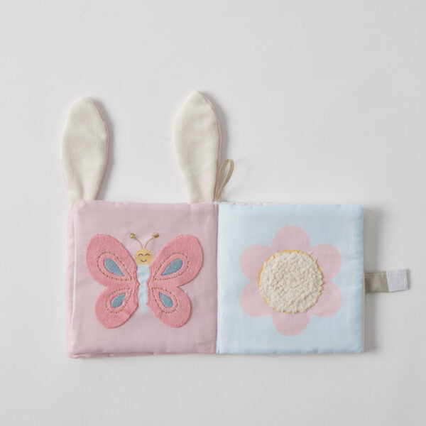 Bunny & Garden Crinkle Plush Play Book
