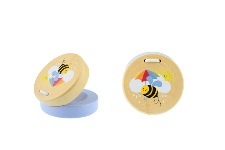 Buzzy Days Wooden Music Castanets