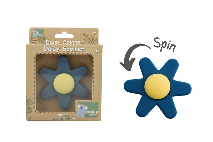 Silicone Suction Daisy Spinner - Assorted
