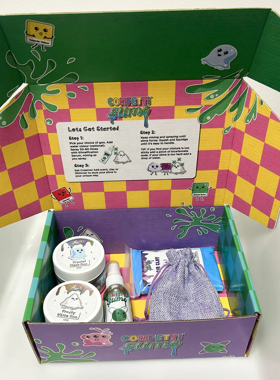 Confetti Blue DIY Slime Kit