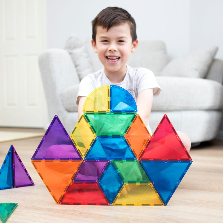 Connetix Magnetic Tiles Rainbow Shape Expansion 36 Piece Pack