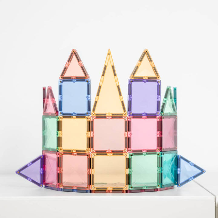 Connetix Magnetic Tiles Pastel Mini 32 Piece Pack