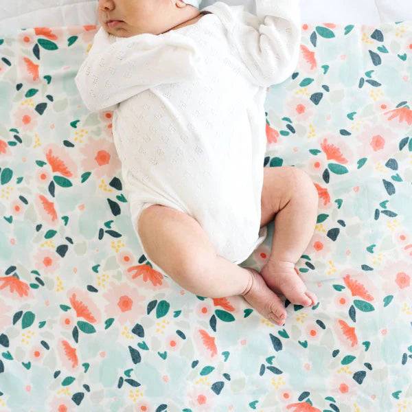 Copper Pearl Knit Swaddle Blanket - Leilani