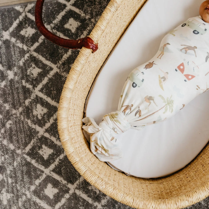 Copper Pearl Knit Swaddle Blanket - Maui