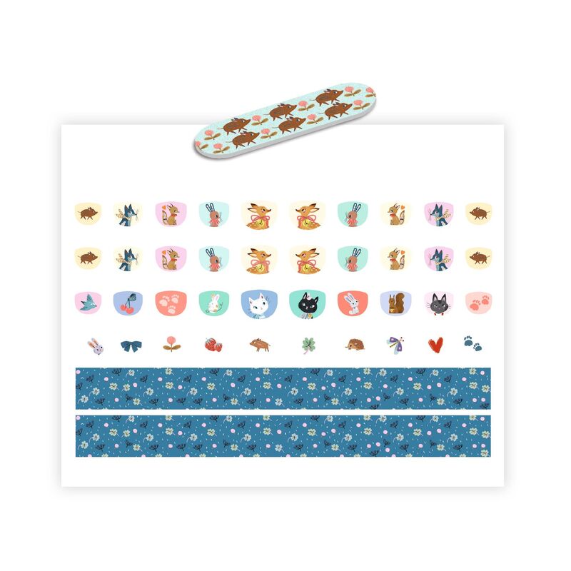 Djeco Cutie Nail Sticker Set