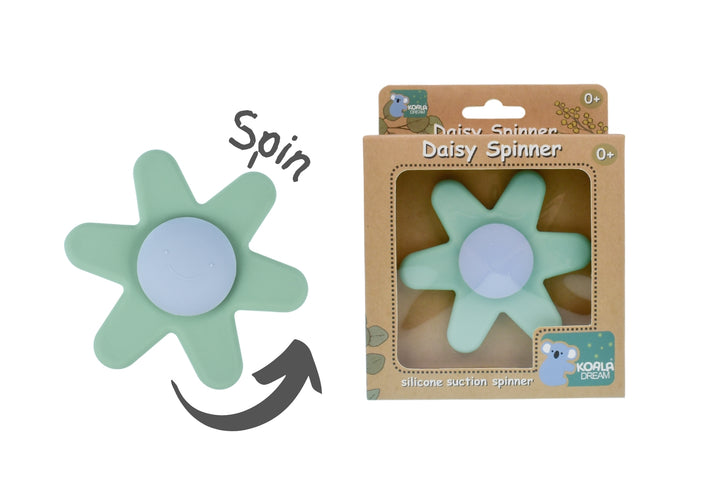 Silicone Suction Daisy Spinner - Assorted