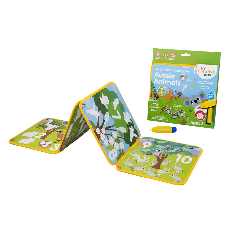 Magic Water Painting Set - Aussie Animals