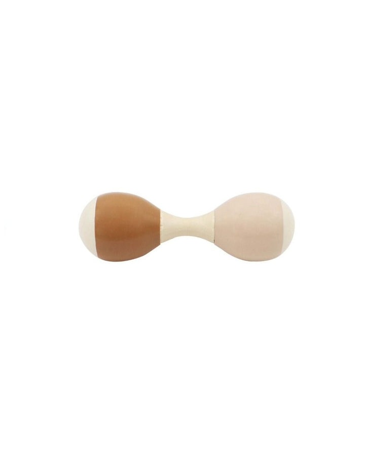 Two-Tone Wooden Double Ended Maracas