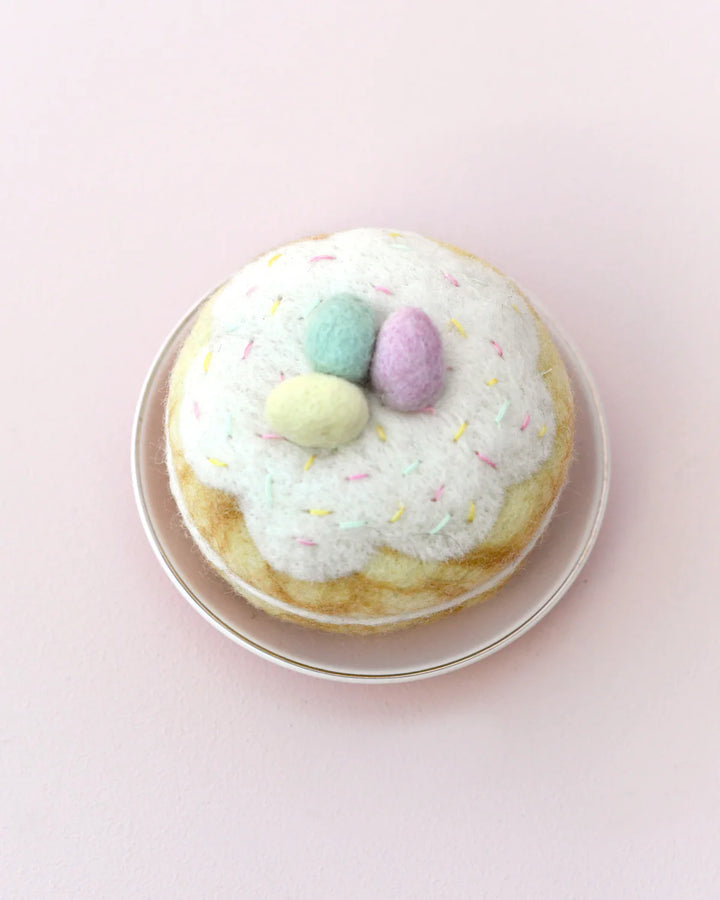 Felt Easter Pastel Eggs Doughnut