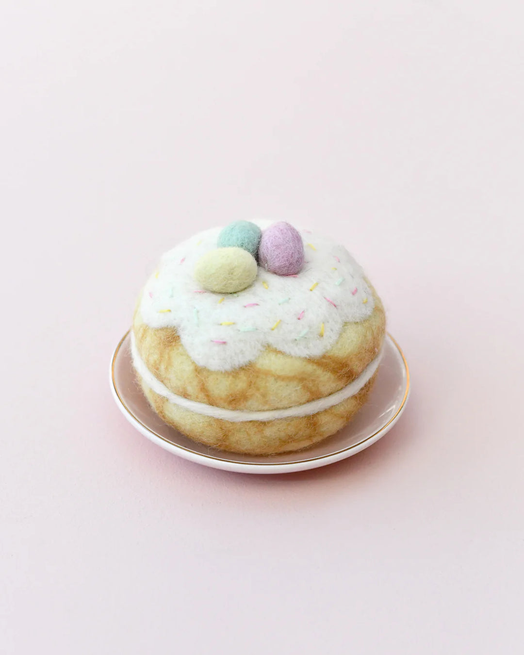 Felt Easter Pastel Eggs Doughnut