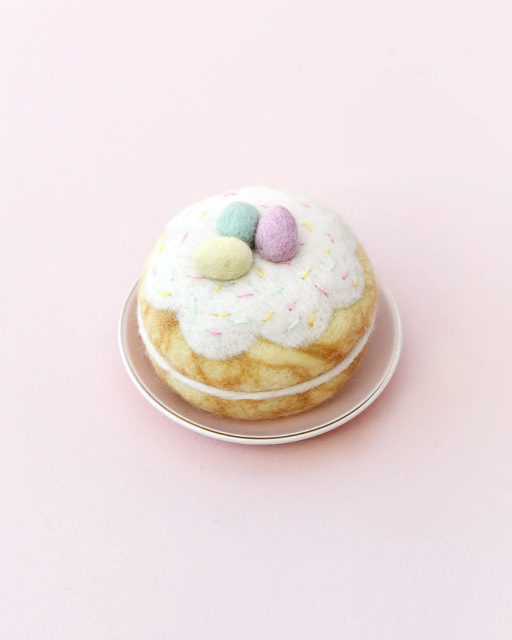 Felt Easter Pastel Eggs Doughnut