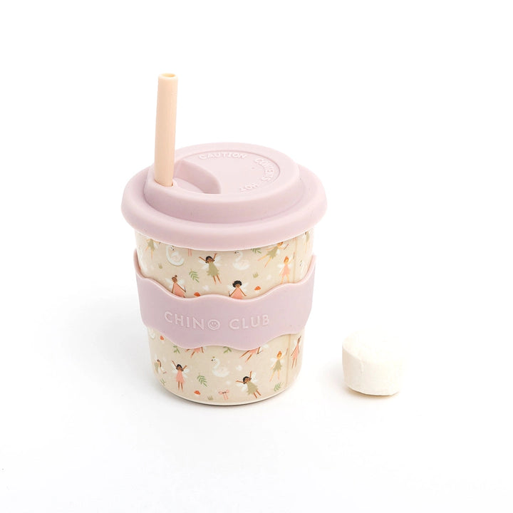 Fairy Kids Keep Cup 240ml + Straw