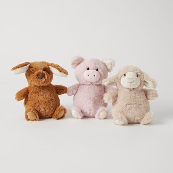 Farm Friends Plush Rattles